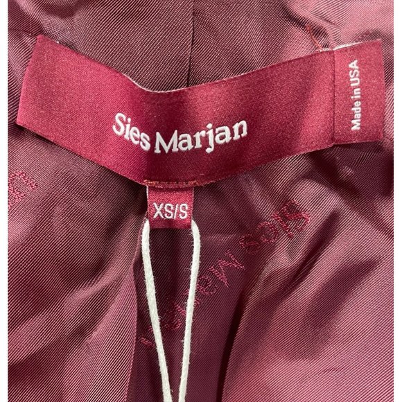 Sies Marjan Molly Wool Canvas Oversized Blazer - Picture 9 of 11